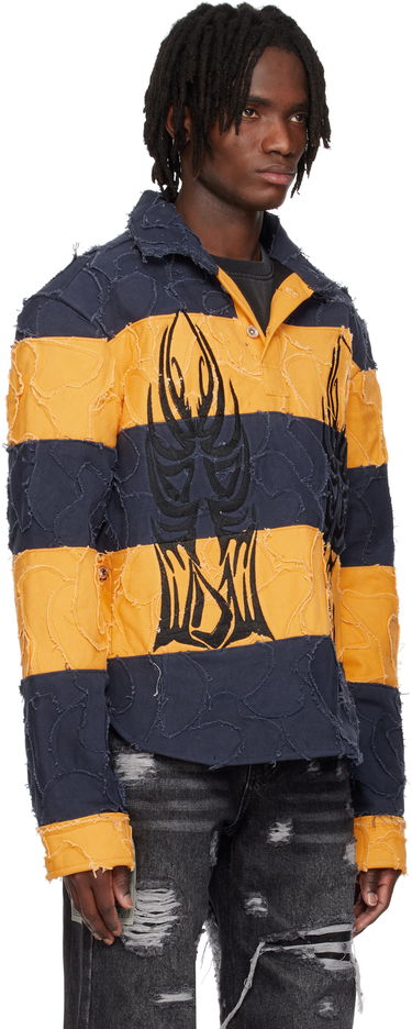 Polo tričko Who Decides War Who Decides War Winged Rugby Polo Navy | 1110590010SS25, 1