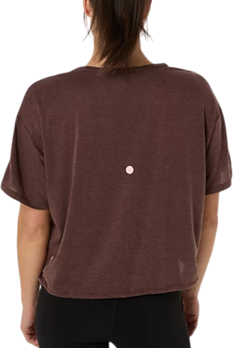 Crop Top Asics Asics Nagino Run Adjustable Short Sleeve T-Shirt Hnedá | 2012d140-201, 1