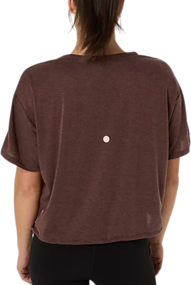 Crop Top Asics Asics Nagino Run Adjustable Short Sleeve T-Shirt Hnedá | 2012d140-201, 1