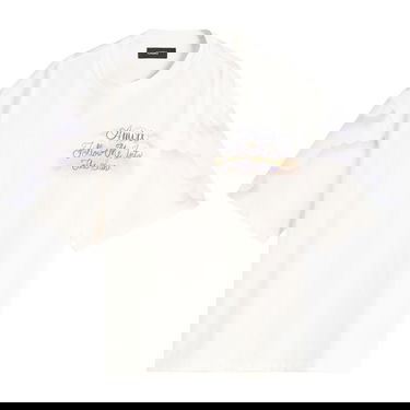 Tričko AMIRI Amiri Follow Me Oversized T-Shirt, Size Large Biela | AWJYTE1070-127, 0