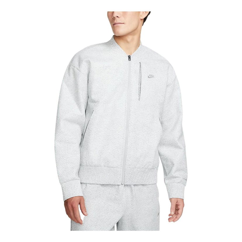 Bomber bunda Nike Zipped Bomber Jacket Šedá | DQ4269-084