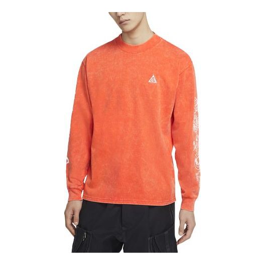 Tričko Nike ACG ACG Round Neck Long Sleeve T-Shirt Oranžová | CW3842-891