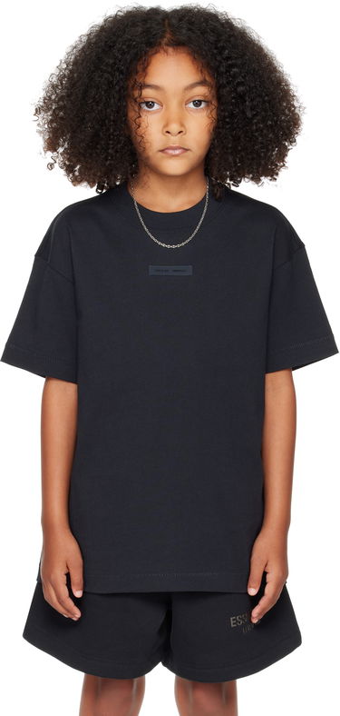 Tričko Fear of God ESSENTIALS Kids Lounge T-Shirt Čierna | 785SP251460K, 0