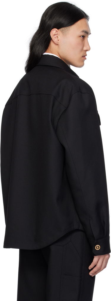 Bunda Versace Versace Cavalry Wool Overshirt Čierna | 1018867_1A08771, 2