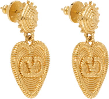 Náušnice Valentino Valentino Garavani Fil Perdu Gold-Tone Heart Drop Earrings Metalická | 6W0J0AA0MET, 1