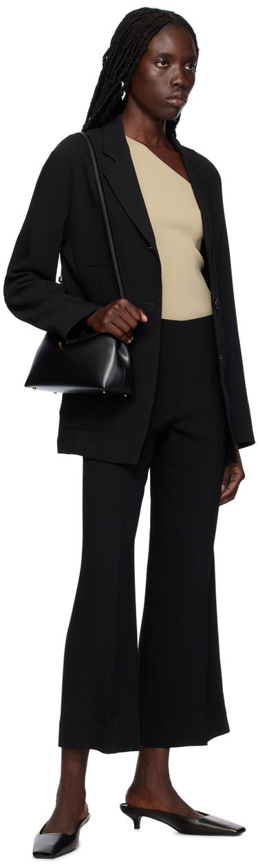 Nohavice TOTEME TOTEME Wide Leg Trousers Čierna | 233-2042-274, 3