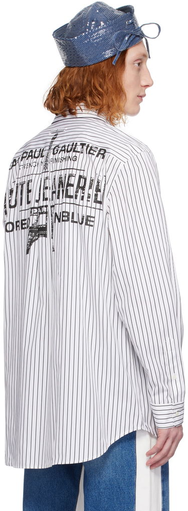 Košeľa Jean Paul Gaultier Jean Paul Gaultier Striped Shirt Biela | 24/25-U-CH046I-C044-0100, 2