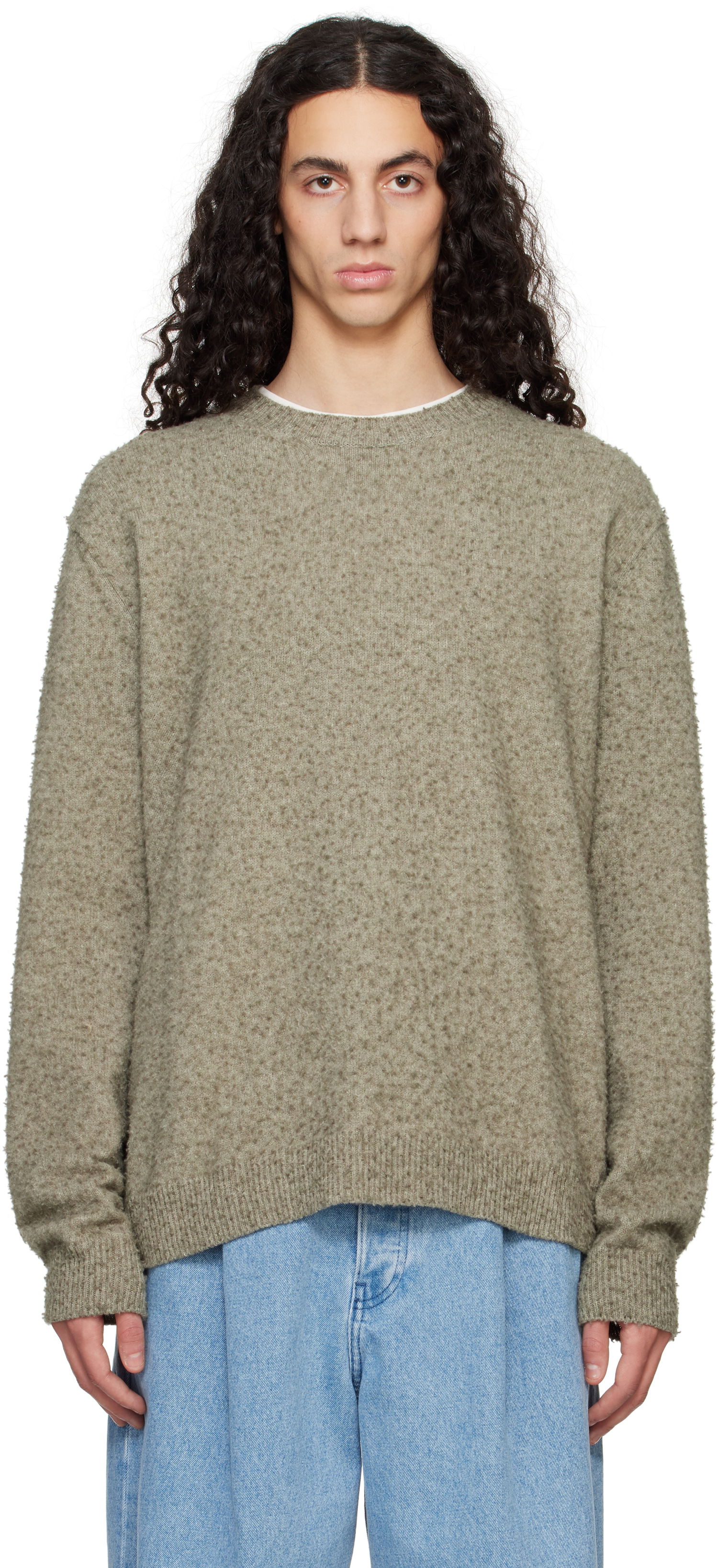 Sveter Maison Margiela Maison Margiela Pilling Sweater Zelené | S50HL0033 M13108, 0