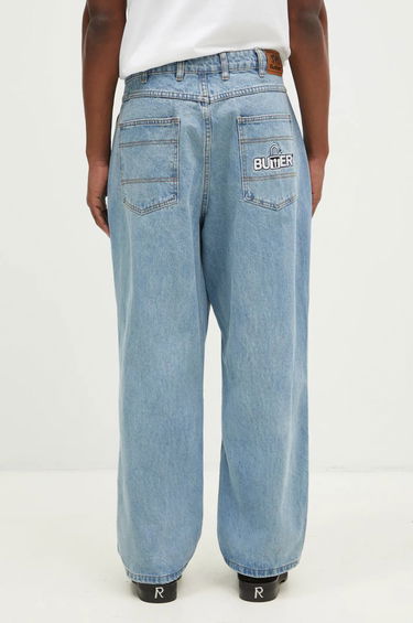 Džínsy Butter Goods Lock Baggy Denim Jeans Modrá | P19147, 3