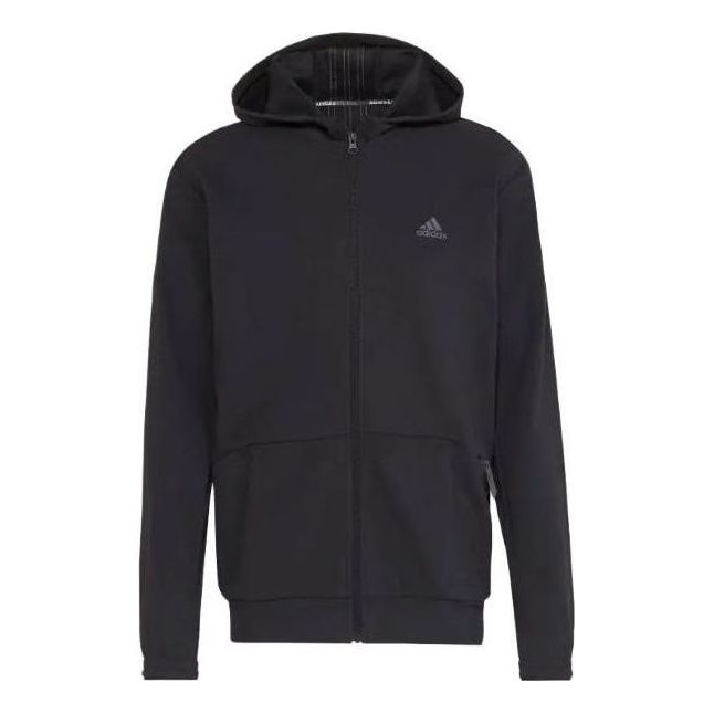 Mikina adidas Originals Yoga Full-Zip Hoodie Čierna | HL2403, 0