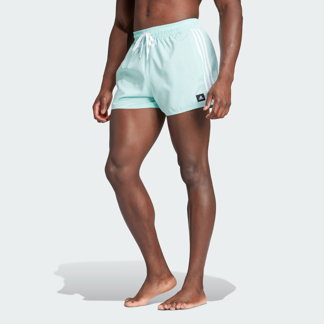 Plavky adidas Performance Sportswear 3-Stripes CLX Swim Shorts Tyrkysová | IS2056, 0