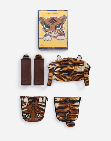 Cestovná taška Dolce & Gabbana Dolce & Gabbana Tiger Baby Carrier Cover Hnedá | LCJA09G7QUAS9000, 0