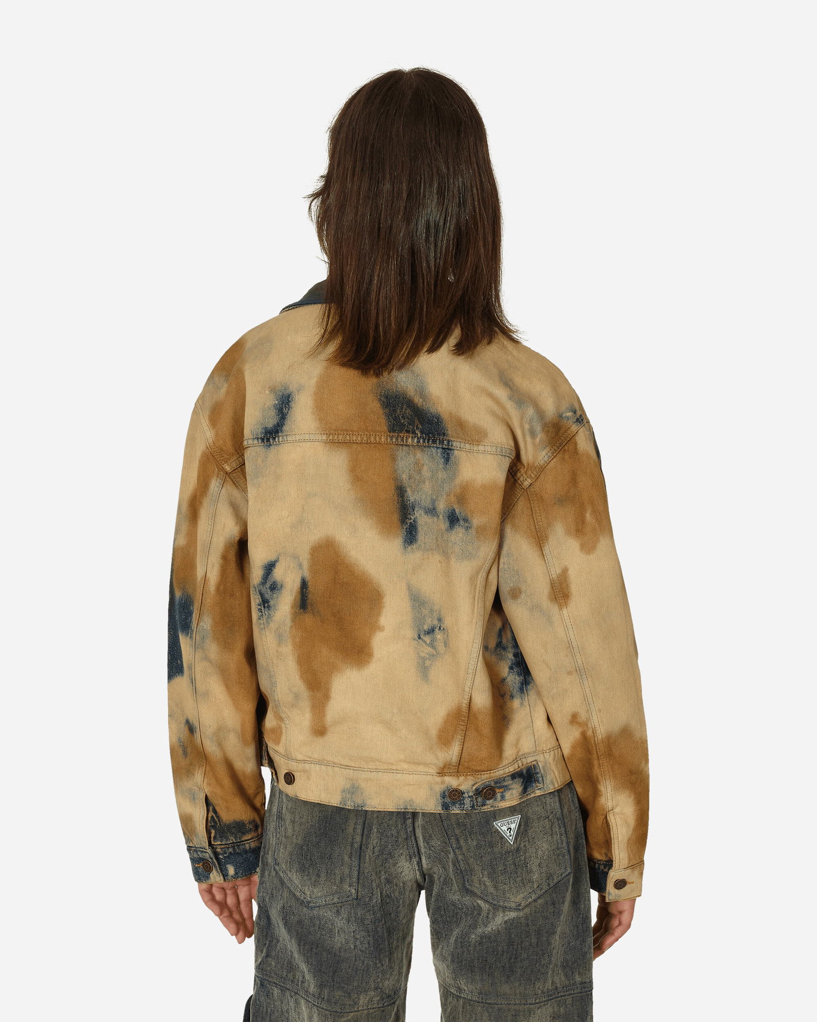 Bleached Denim Jacket Acid Savas Wash