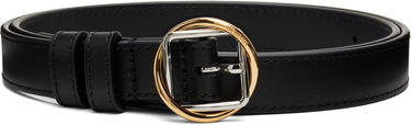 Opasok Jacquemus La Croisière 'The Salon' Leather Double-Ring Buckle Belt Čierna | 25HBEW00344AC01C01, 0