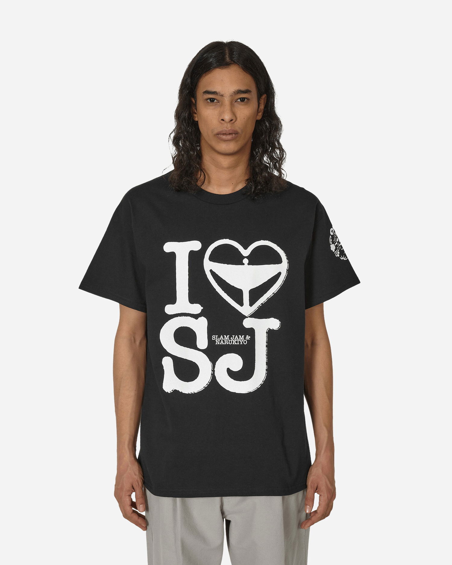 Tričko Slam Jam Graphic Print Cotton T-Shirt Čierna | NKSJANNIVTEE 001, 1