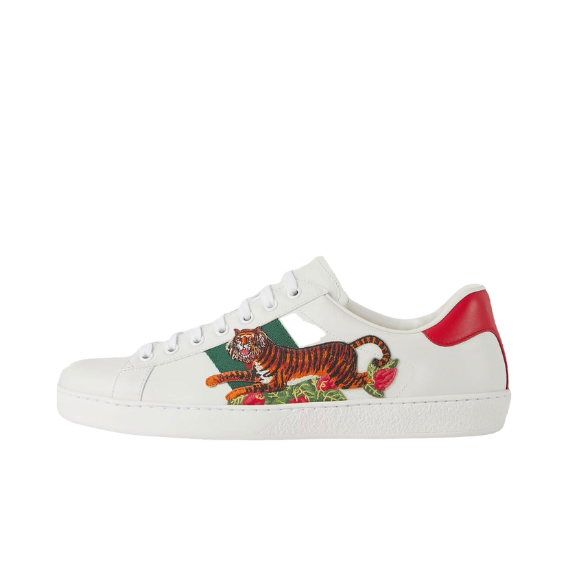 Tenisky a topánky Gucci Ace 'Tiger Red' Biela | 687608 0FI60 9080