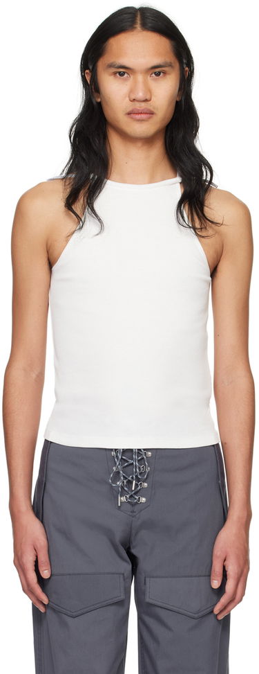 Tielko Dion Lee Slim-Fit Tank Top Biela | C3166PS24, 0