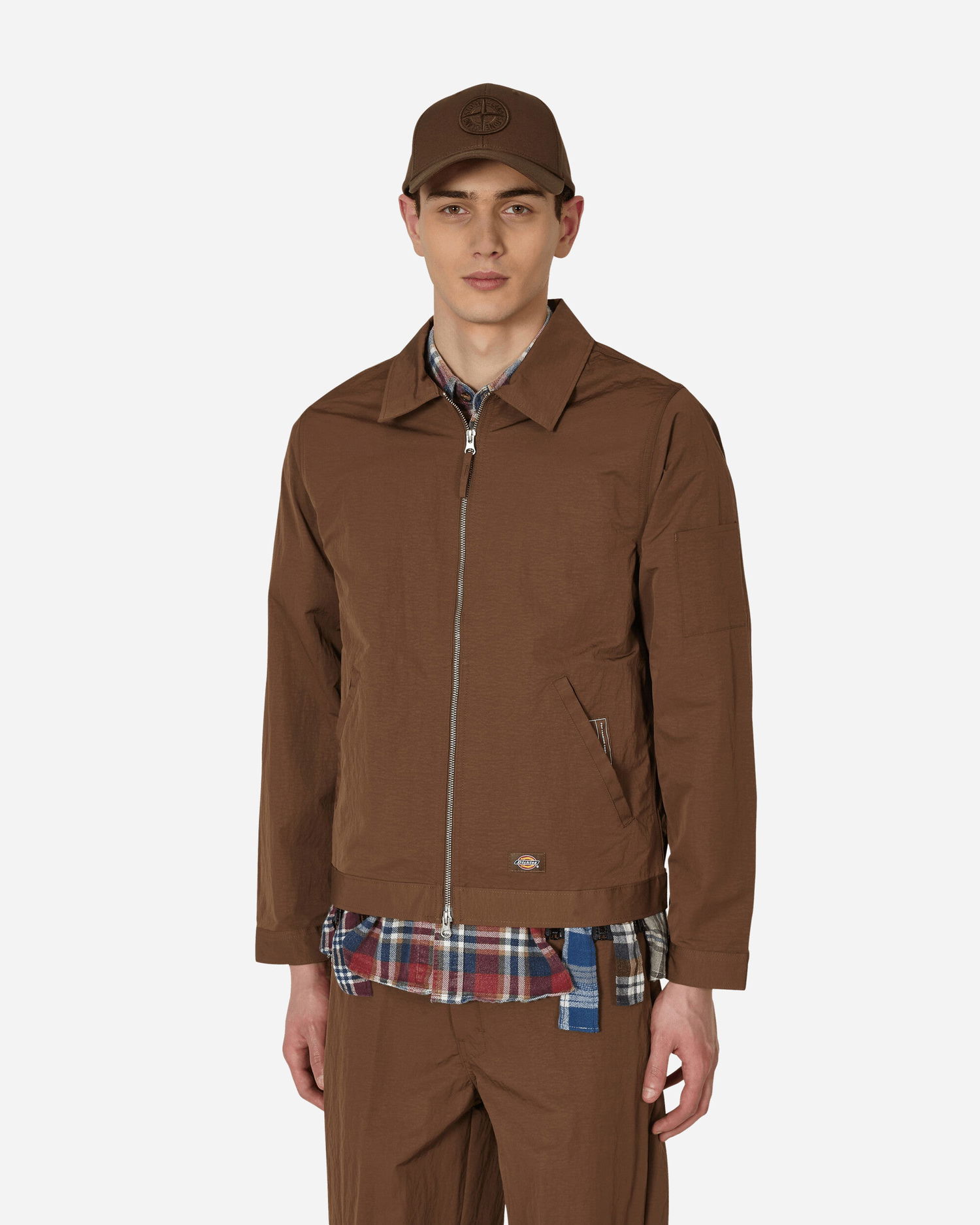Bunda Dickies Pop Trading Company Eisenhower Rain Jacket Hnedá | DK0A4YKIG561 G561, 0