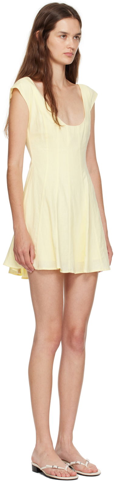 Šaty GUIZIO Guizio Leila Mini Dress Žltá | P25401W085, 1