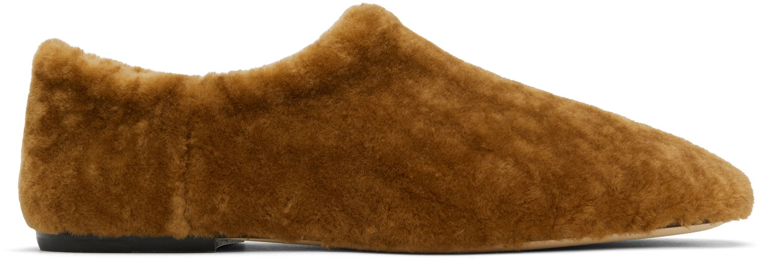 Tenisky a topánky Dries Van Noten Shearling Slippers Hnedá | MS242-1317, 0