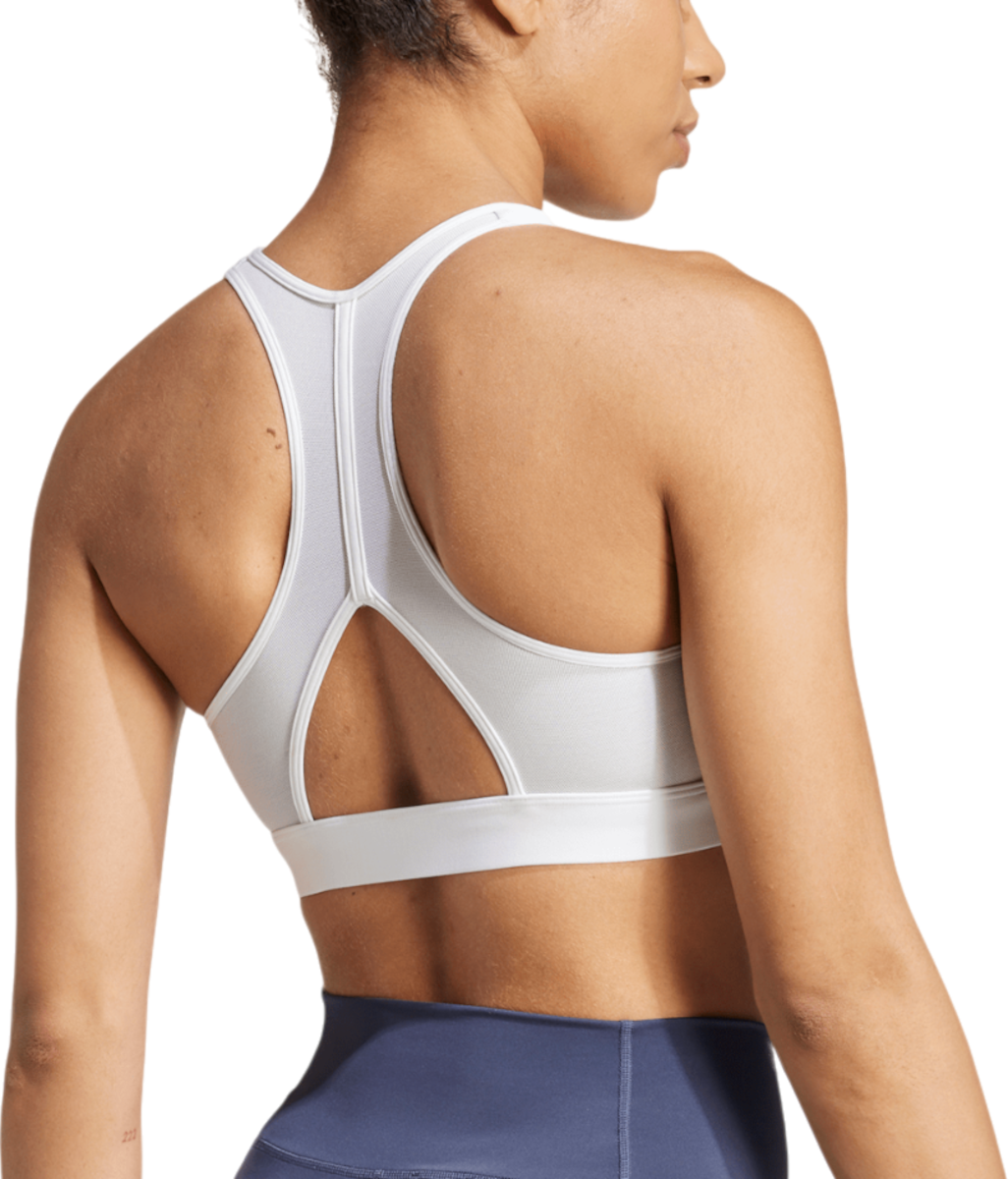 Podprsenka adidas Originals Powerreact Medium-Support Sports Bra Biela | je3771, 1