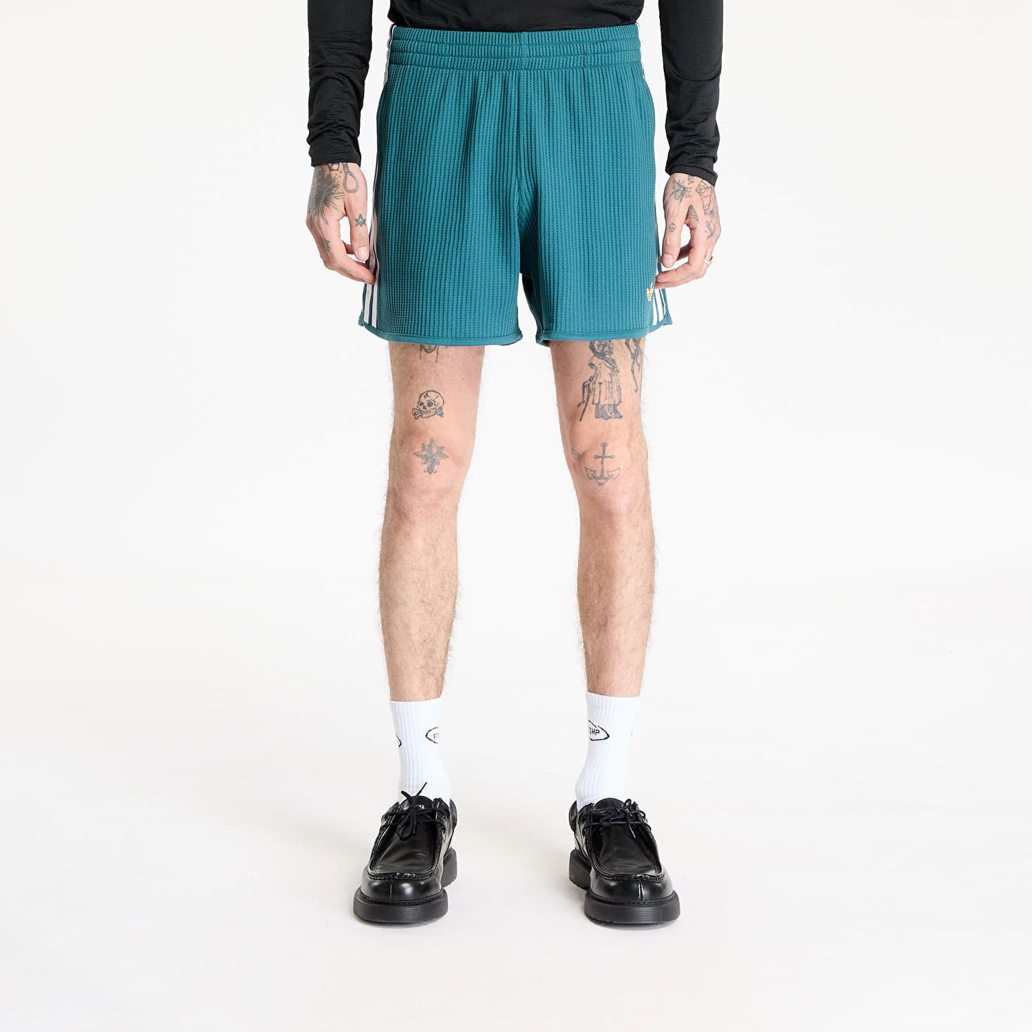 Šortky adidas Originals adidas Waffle Knit Sprinter Shorts Zelené | KC0693, 0