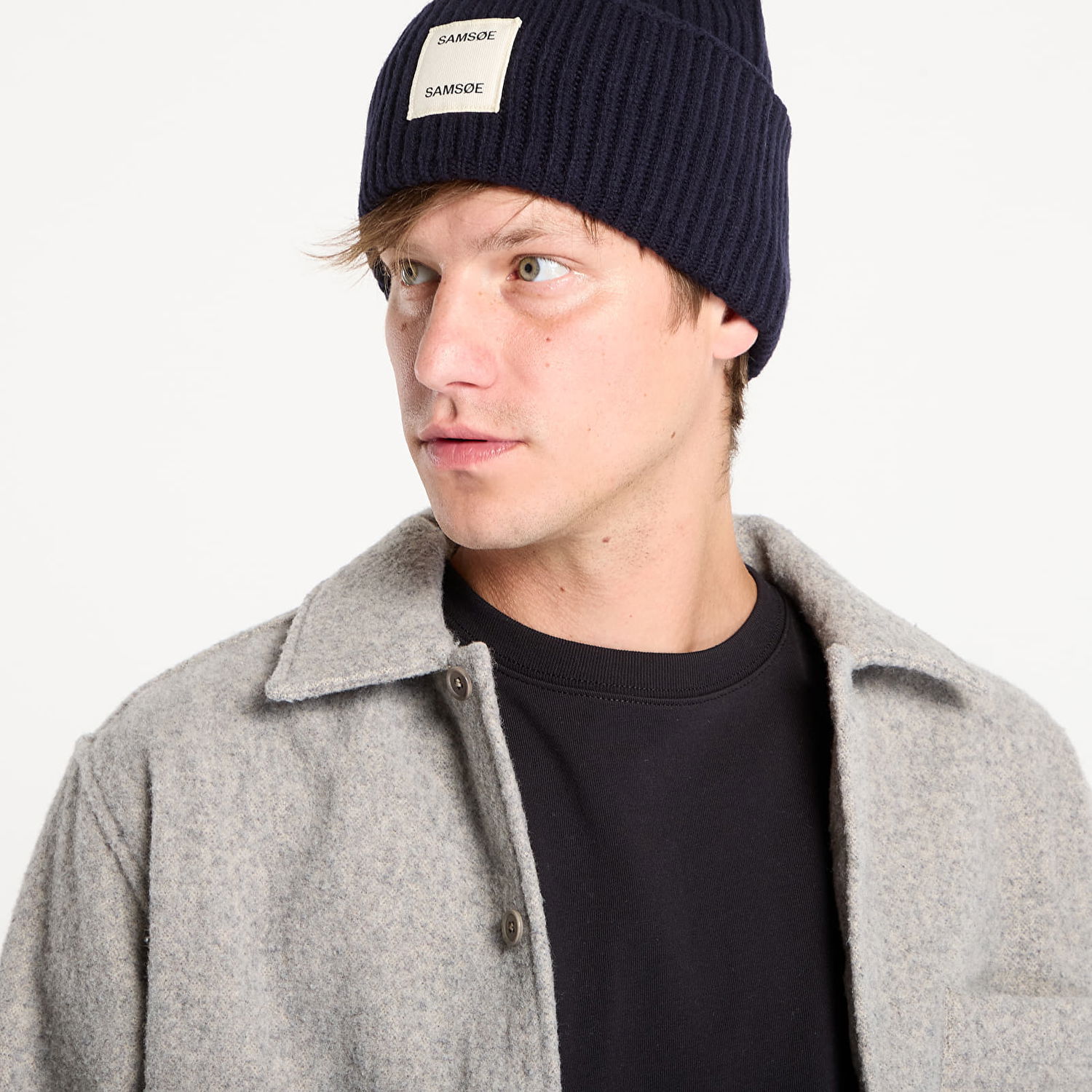 Bunda Samsoe Samsoe Samsøe Samsøe Sadamon Overshirt Šedá | M25300027_170205TCX, 1