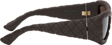 Slnečné okuliare Bottega Veneta Intrecciato Rectangular Sunglasses Hnedá | BV1303S-007, 1