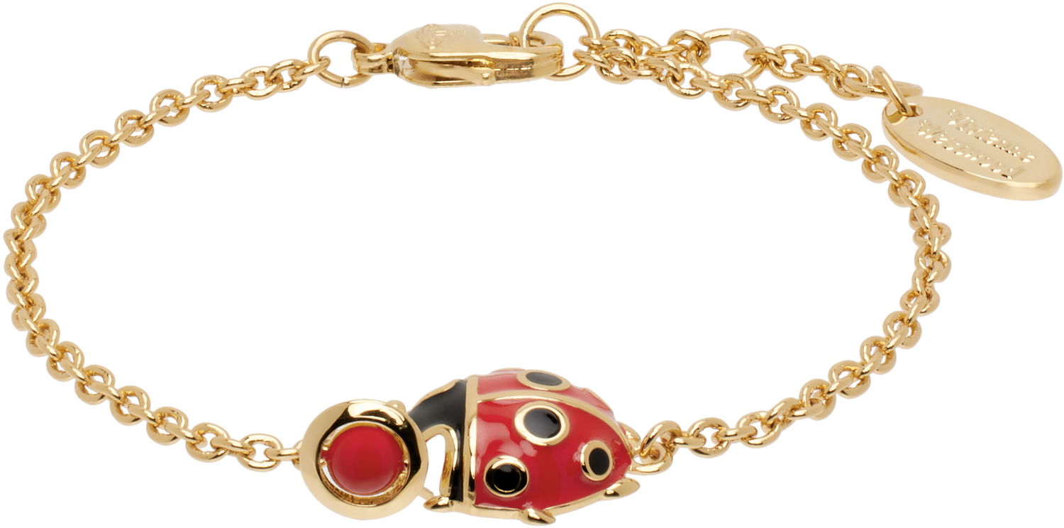 Náramok Vivienne Westwood Vivienne Westwood Sylvana Chain Bracelet Červená | 6102024H-02R900-, 0