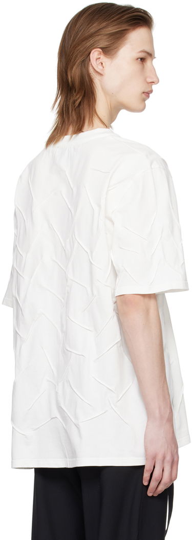 Tričko HELIOT EMIL Quadratic Embroidered T-Shirt Biela | PRESS24_M_09_099_WHT02, 2