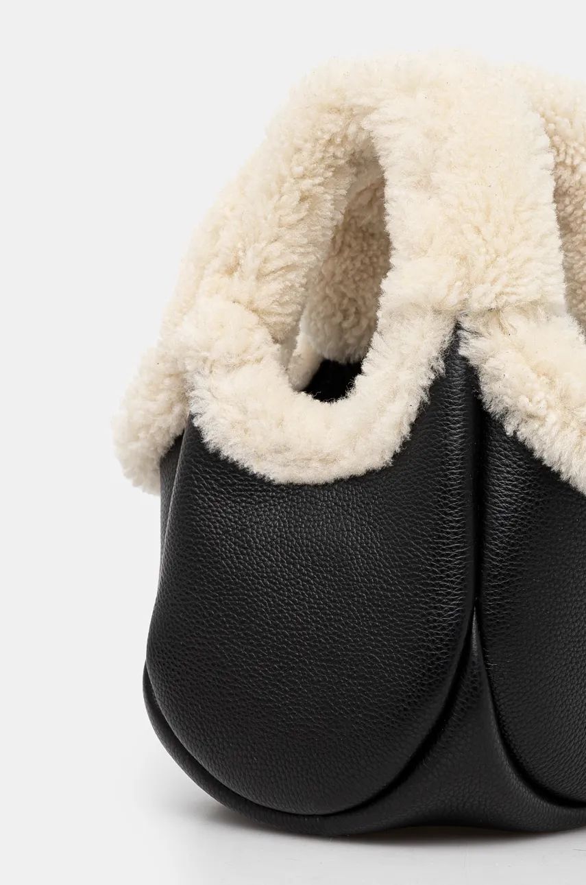 Mini Shearling Bucket Bag