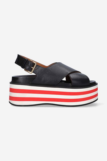 Tenisky a topánky Marni Wedge Shoe Sandals Čierna | ZPMS007506.P3586.00N99, 0