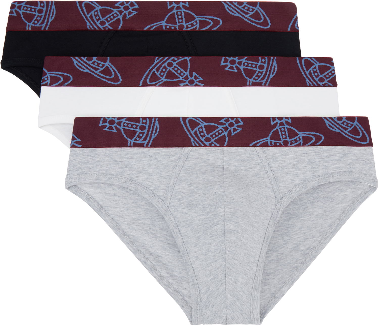 Boxerky Vivienne Westwood Three-Pack Slip Briefs Šedá | 8106001S-J002Y-, 0