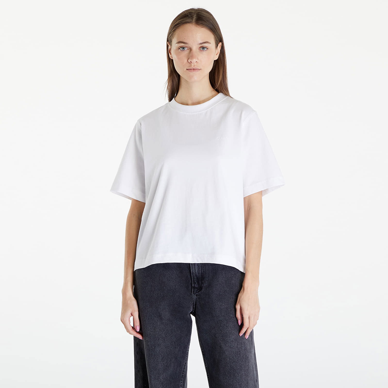 Essential T-Shirt With Tonal Print White