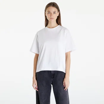 Queens Essential T-Shirt With Tonal Print White QNS_002