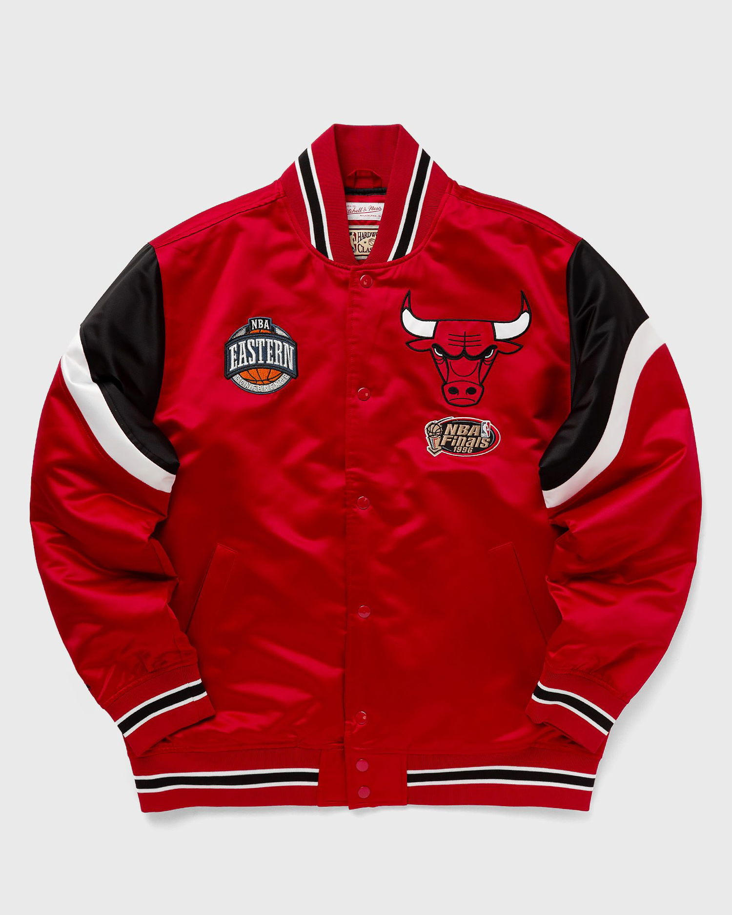 Bomber bunda Mitchell & Ness NBA HEAVYWEIGHT SATIN JACKET CHICAGO BULLS Červená | OJBF5516-CBUYYPPPSCAR, 0