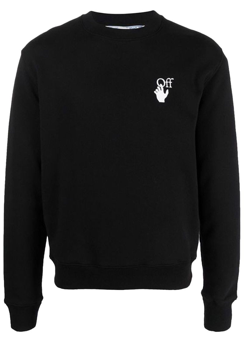 Mikina Off-White Degrade Arrows Crewneck Sweatshirt Čierna | OMBA025F21FLE0061084