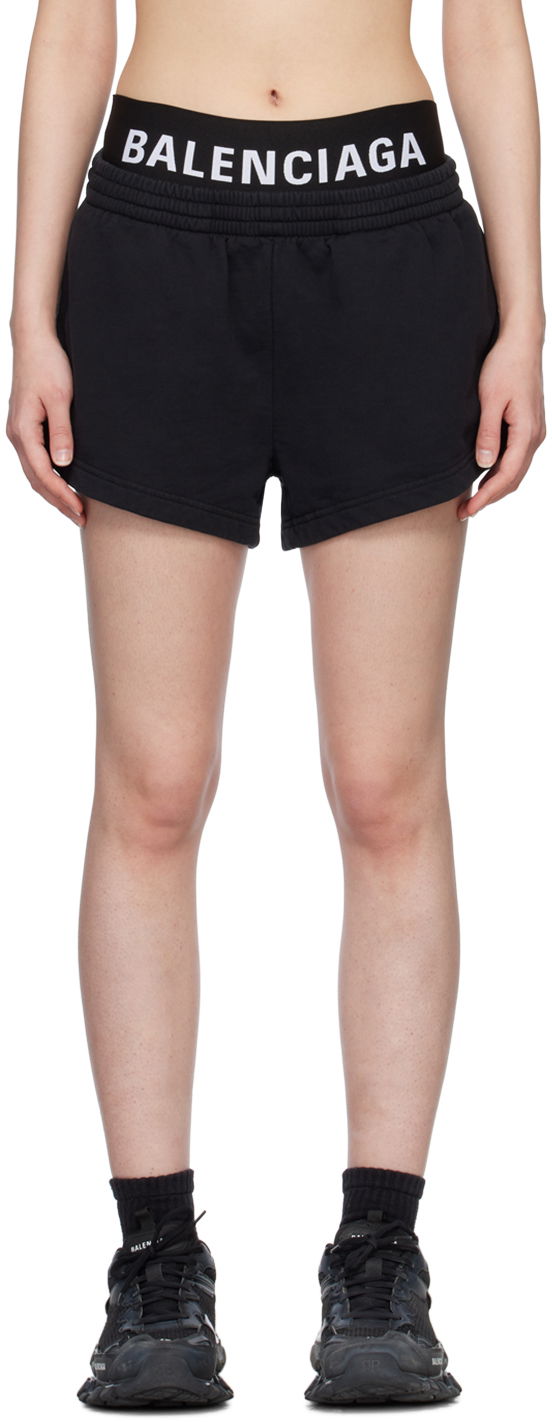 Šortky Balenciaga Drawstring Čierna | 744725 TNVI6, 0