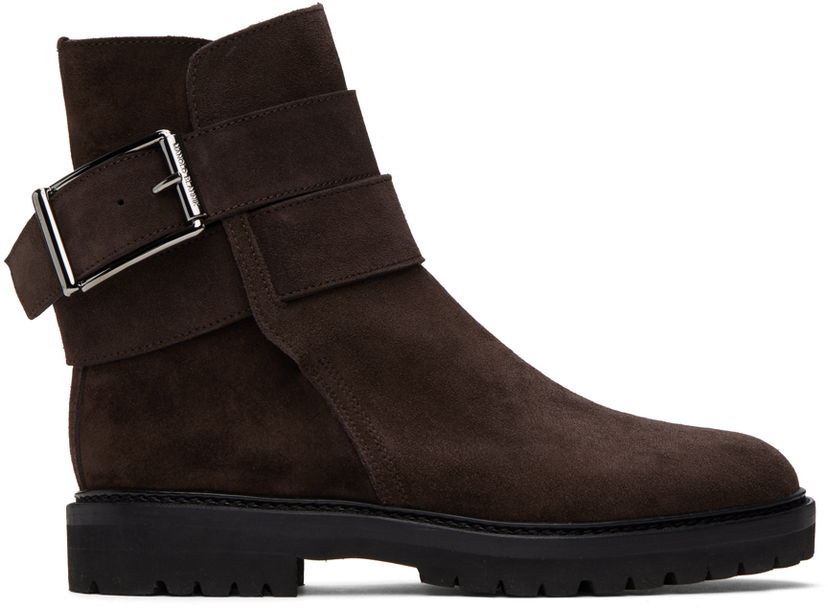 Oblečenie Manolo Blahnik Manolo Blahnik Hather Suede Ankle Boots Hnedá | 323-2540-0005