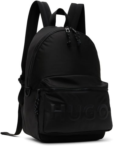 Batoh BOSS HUGO Printed-Logo Backpack Čierna | 50547114, 1