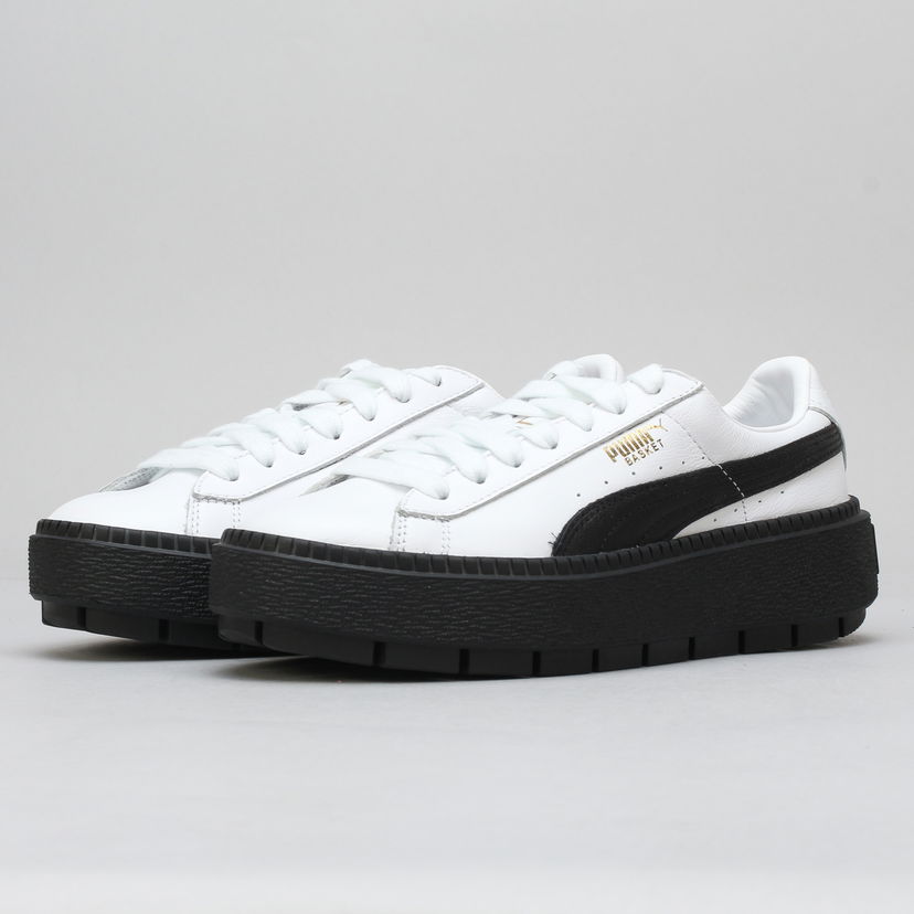 Tenisky a topánky Puma Platform Trace L Wn's white - black Biela | 366109 02