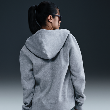 Mikina Nike Sportswear Phoenix Fleece Full-Zip Hoodie Šedá | HJ0995-063, 4