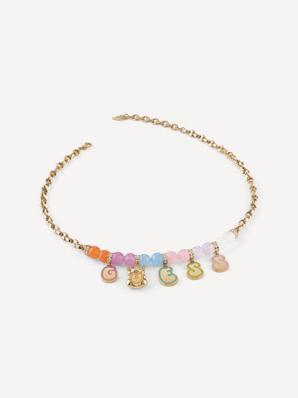 Šperky GUESS “Rock Candy” Necklace Béžová | JUBN04166JW, 0