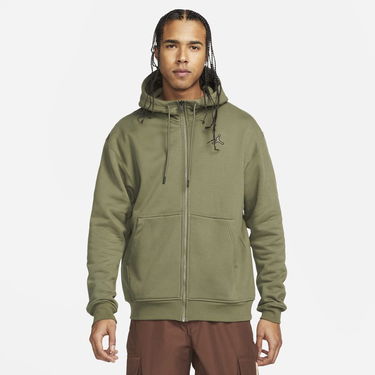 Mikina Jordan Jordan Essentials Fleece Full-Zip Hoodie Zelené | DA9810-222, 0