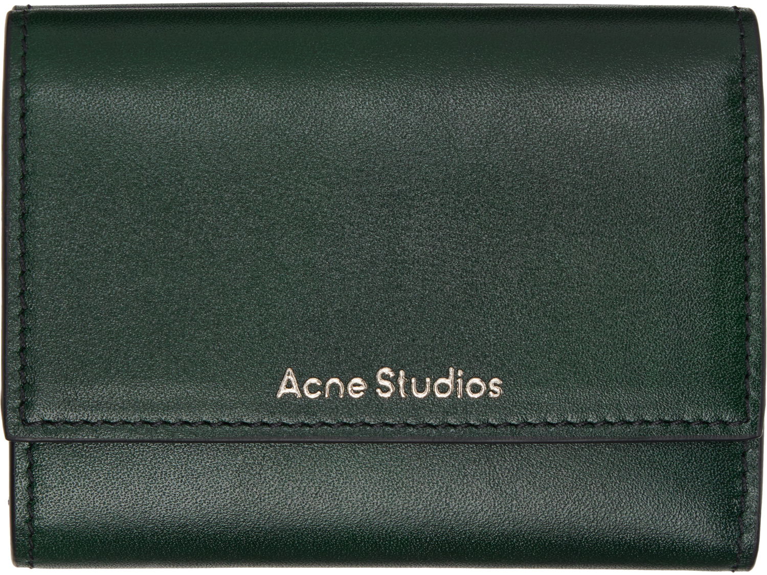 Peňaženka Acne Studios Acne Studios Trifold Leather Wallet Zelené | CG0271-, 0