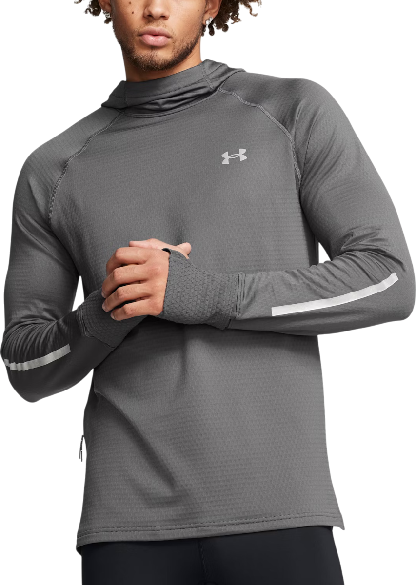 Mikina Under Armour Under Armour UA Launch Elite CW Hoodie Šedá | 1386675-025, 0