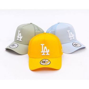 Šiltovka New Era New Era MLB Essential 9FORTY Trucker LA Dodgers Cap One Size (56-59 cm) Žltá | 60595189, 3