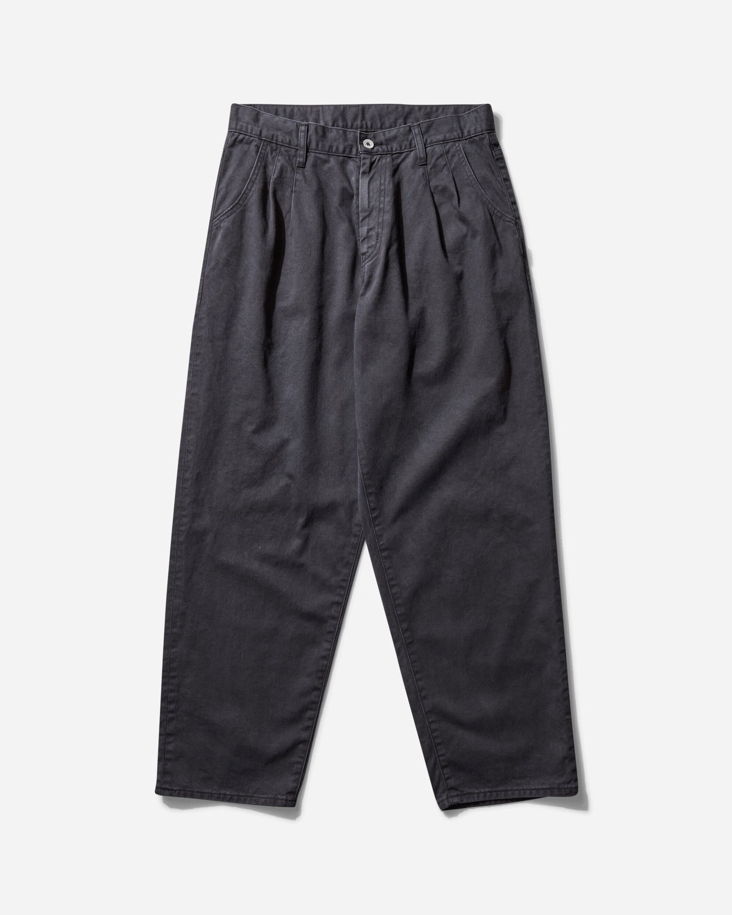 Nohavice Neighborhood Baggy Silhouette Two Tuck Pants Čierna | 251AQNH-PTM02 BK, 1