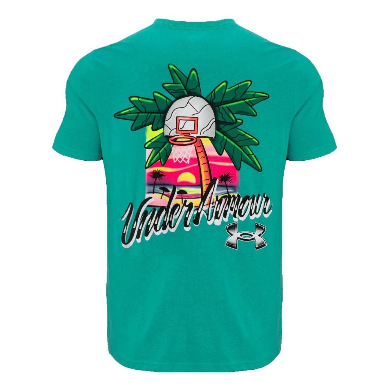 Tričko Under Armour Summer Hoops Graphic Tee Zelené | 1370522-369, 0