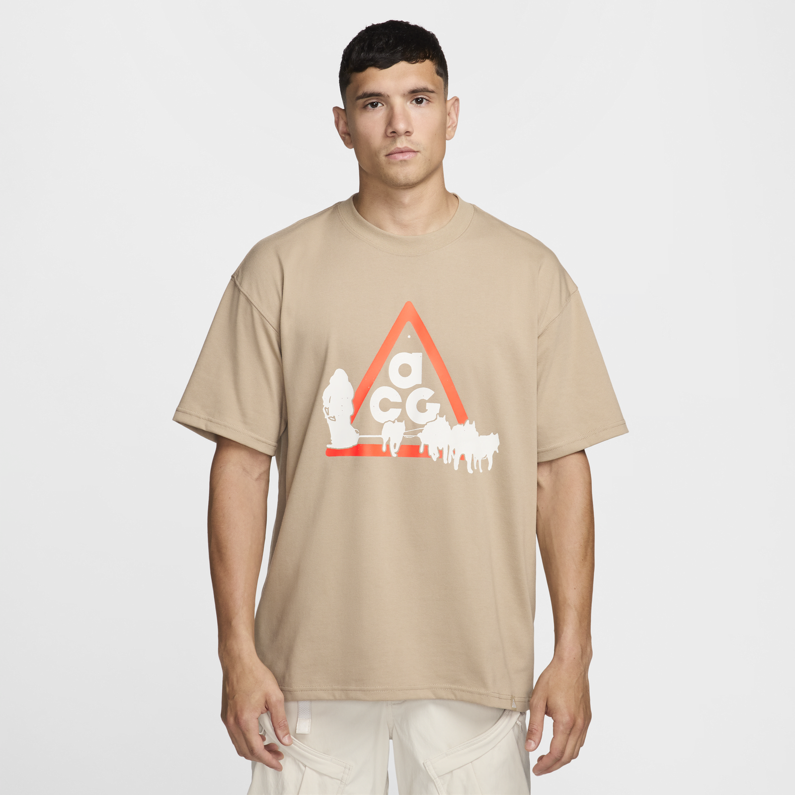 OC Dog Sled T-shirt in Khaki, Size Large | END. Clothing